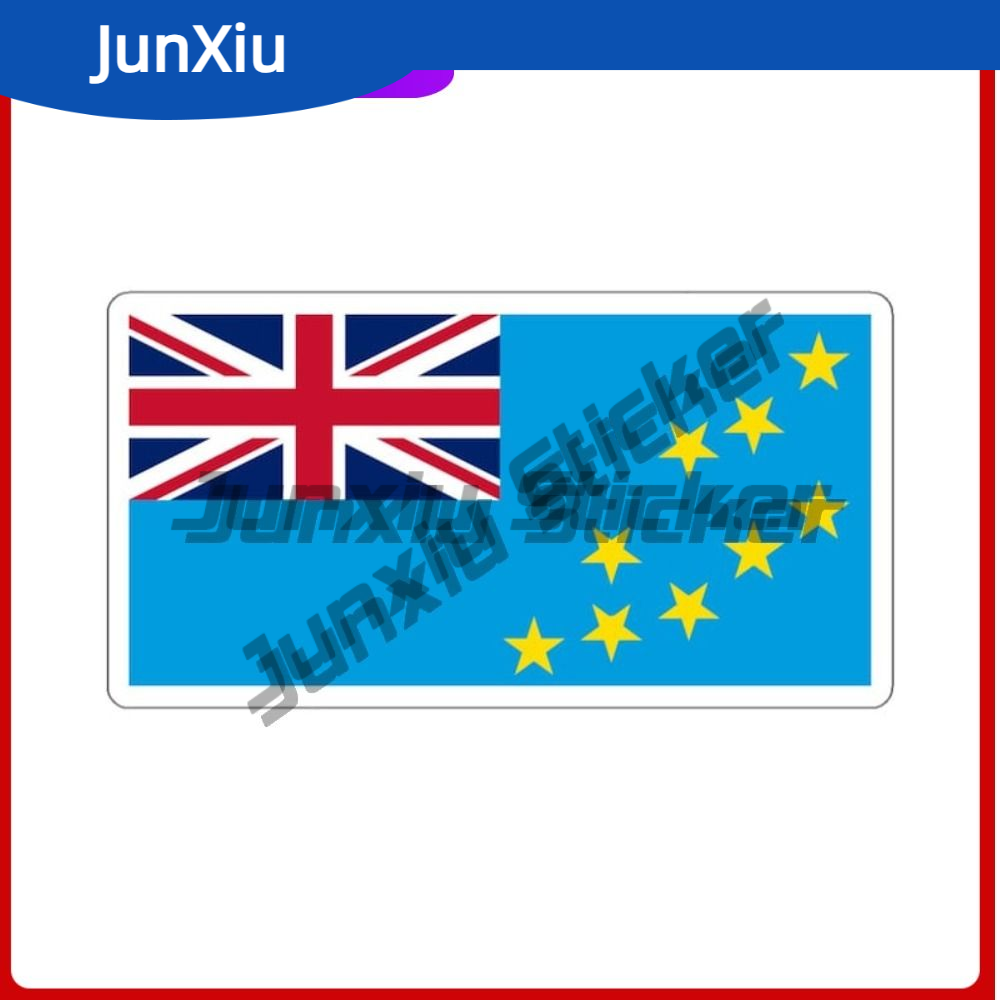 Sticker Luggage Decorative - Tuvalu Vlag Reizen Stickers Decoratie Camper