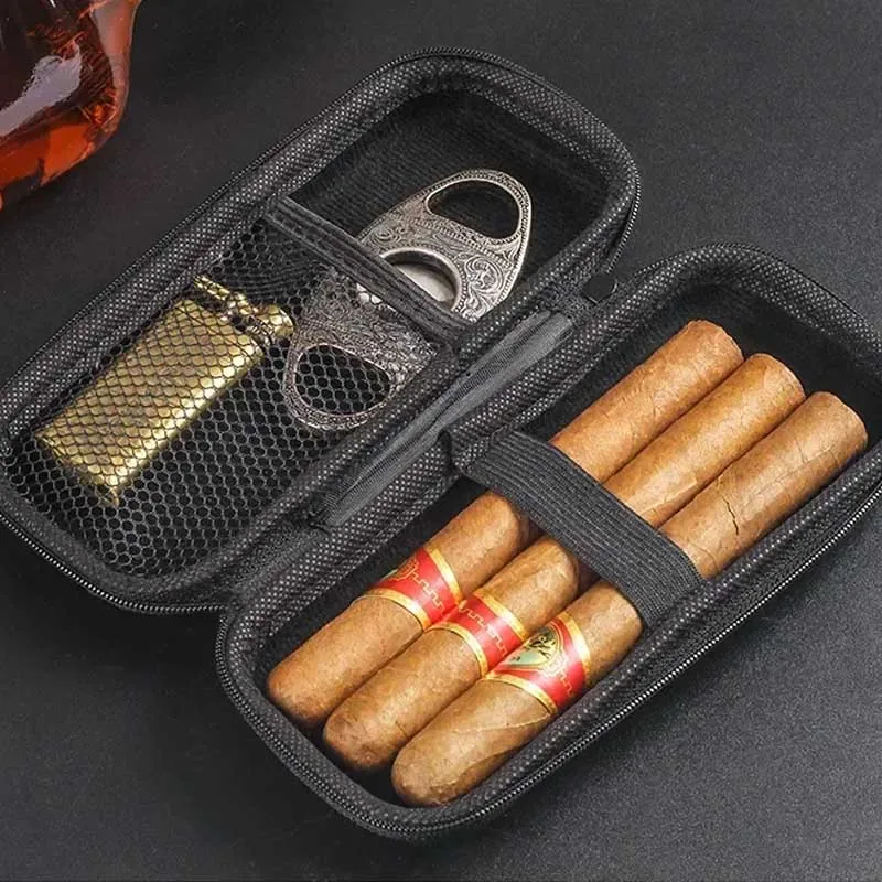 Travel Accessories Deals - Draagbare sigarenkoffer van EVA, lichtgewicht reistas