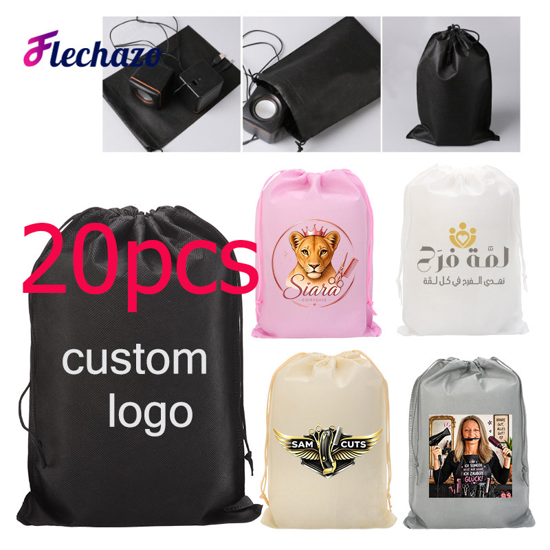 Travel Accessories Logo - 20 stuks pruiken opbergzakken voor meerdere