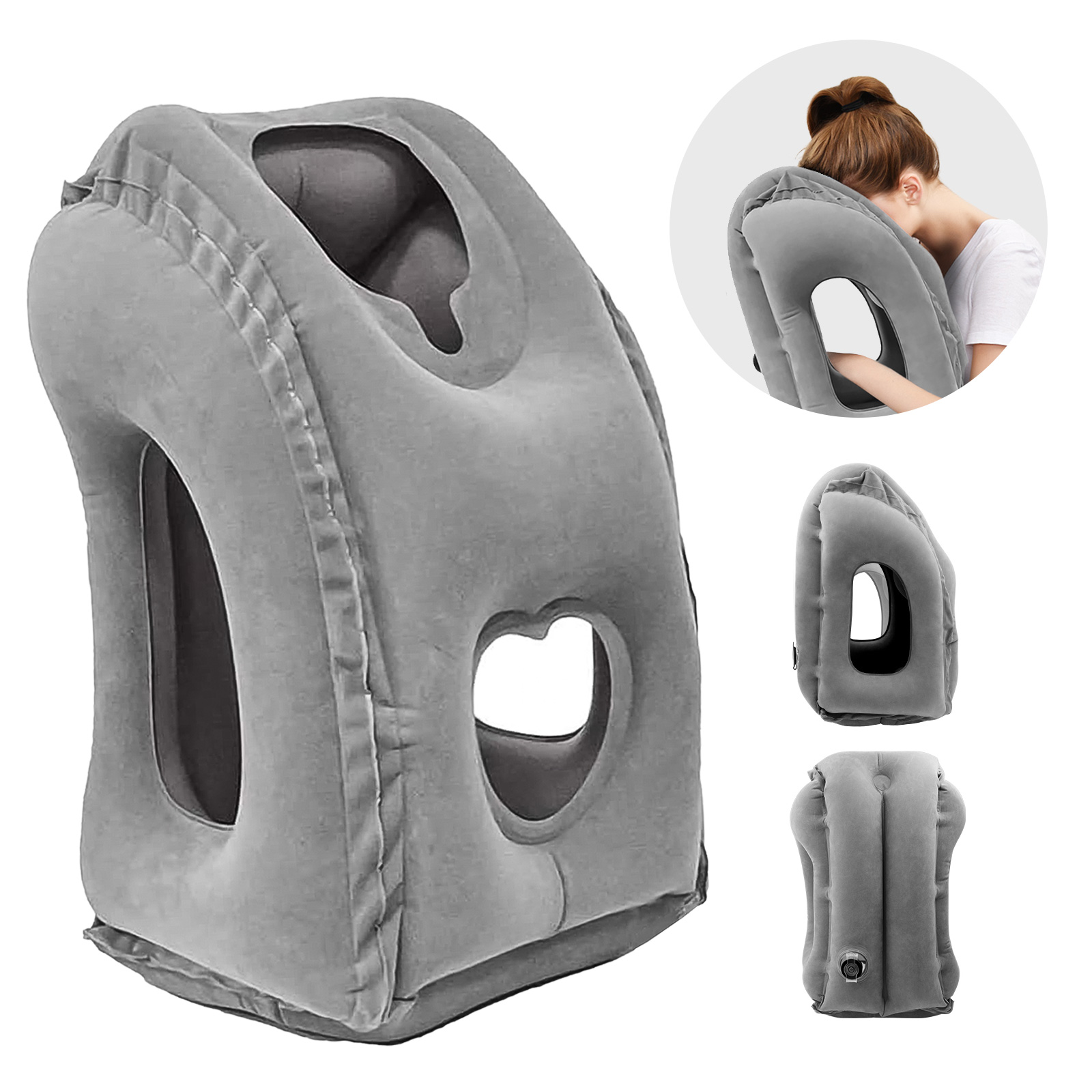 Travel Accessories Plane - 1pc opblaasbaar reiskussen, vliegtuigkussen met gepatenteerd