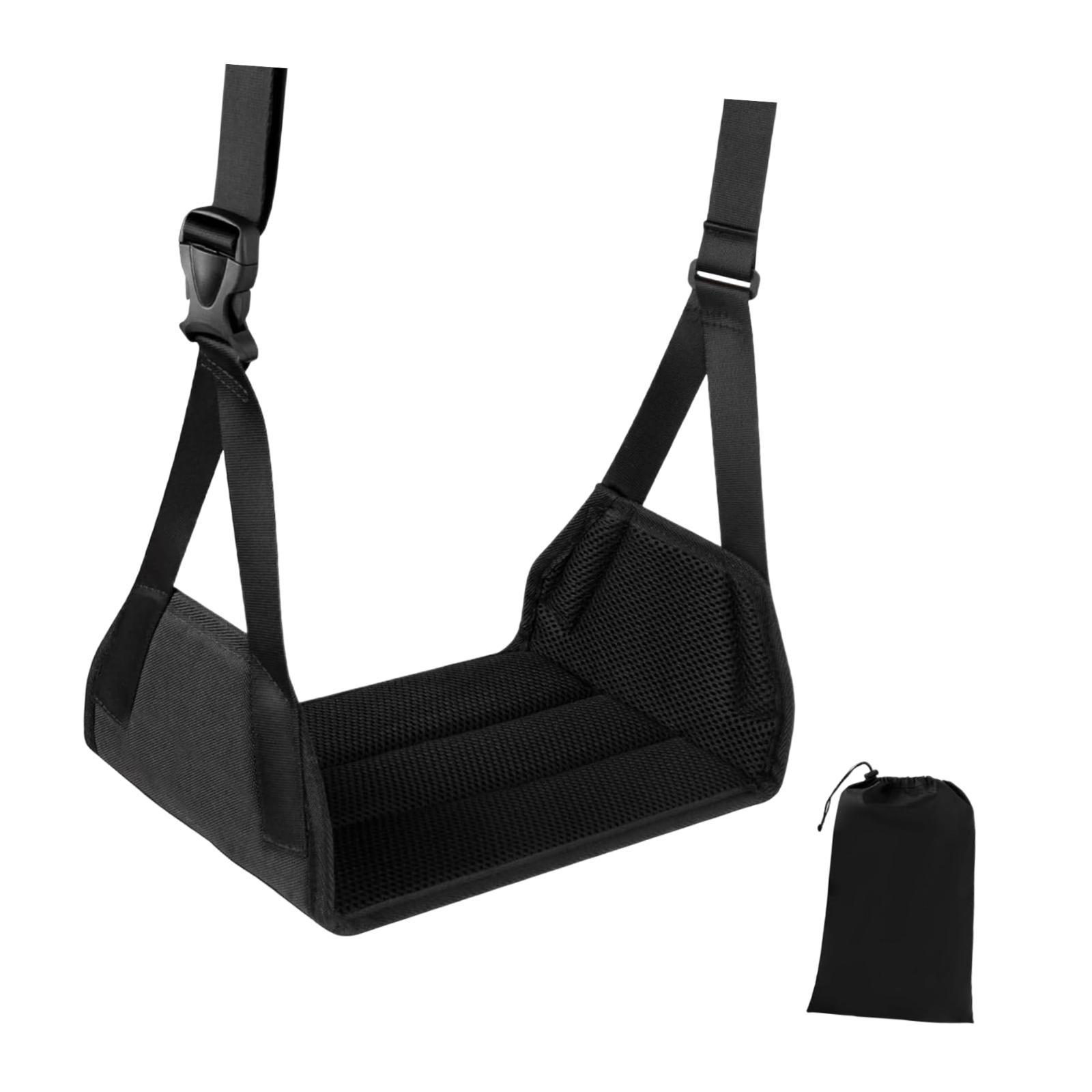 Travel Accessories Under $20 - Vliegtuigvoetsteun Hangmat onder bureau Bamboe Verstelbaar