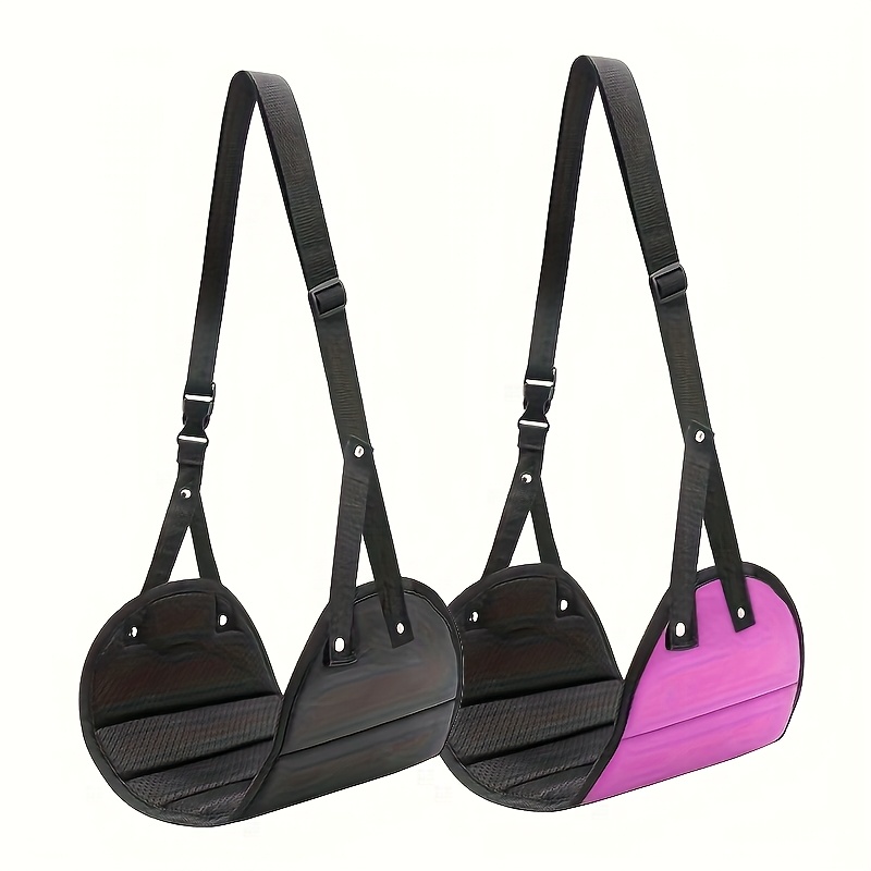 Travel Accessories Plane - Verstelbare vliegtuigvoetsteunhangmat, draagbaar reisbeensteunpedaal met riem,