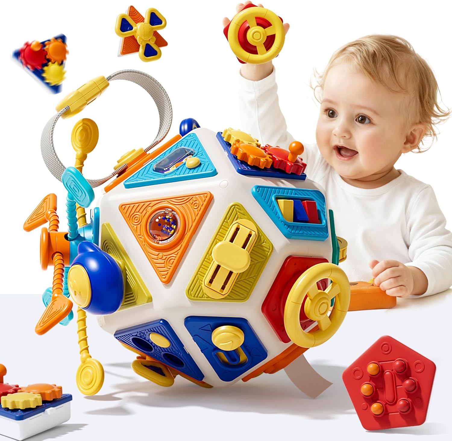 Travel Accessories For Baby - Baby Busy Board Activiteitenkubus Speelgoed Montessori
