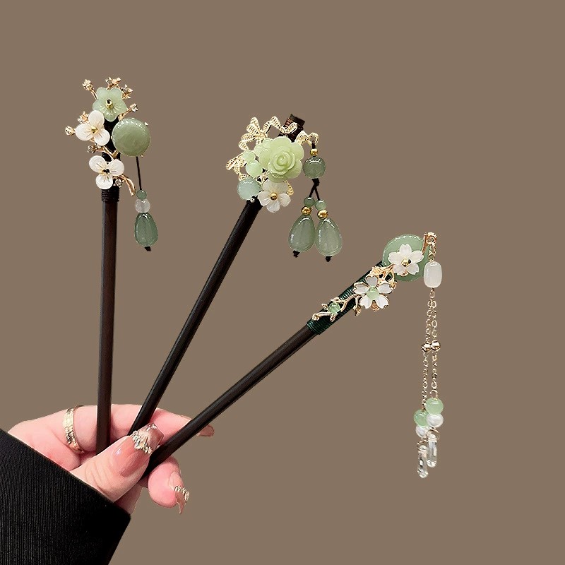 Travel Accessories Deals - Antieke Houten Haarspeld Dames Elegante Haarstok