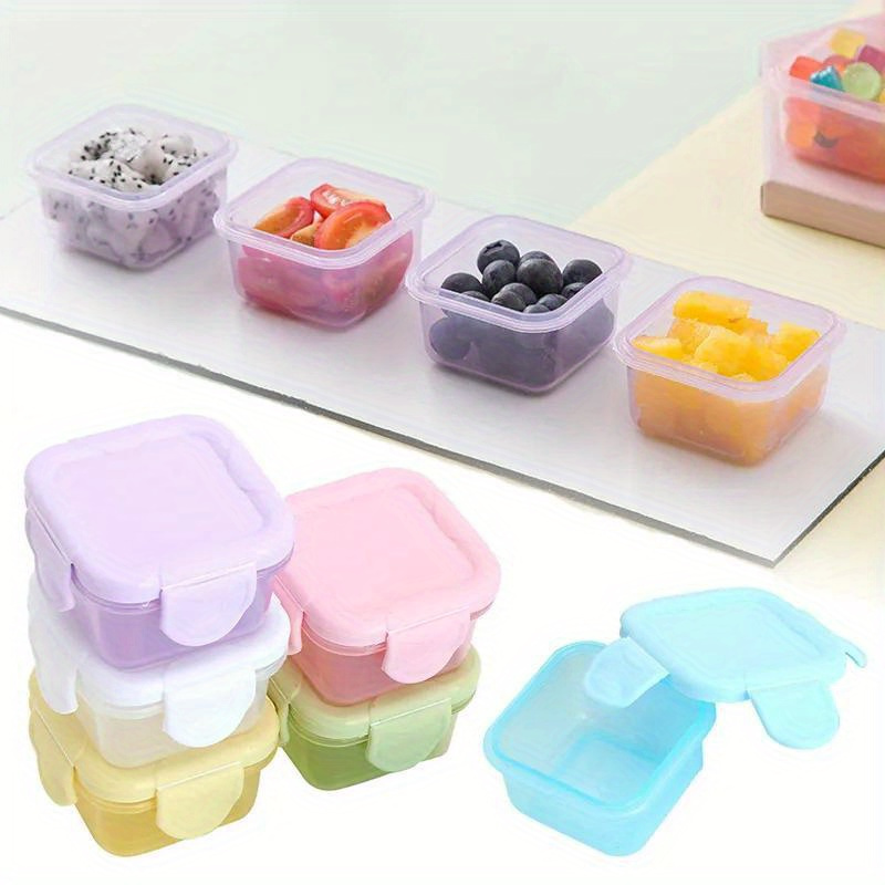 Travel Kitchen Accessories - Voedselbewaarbakjes Kleine plastic vochtbestendige containers Mini