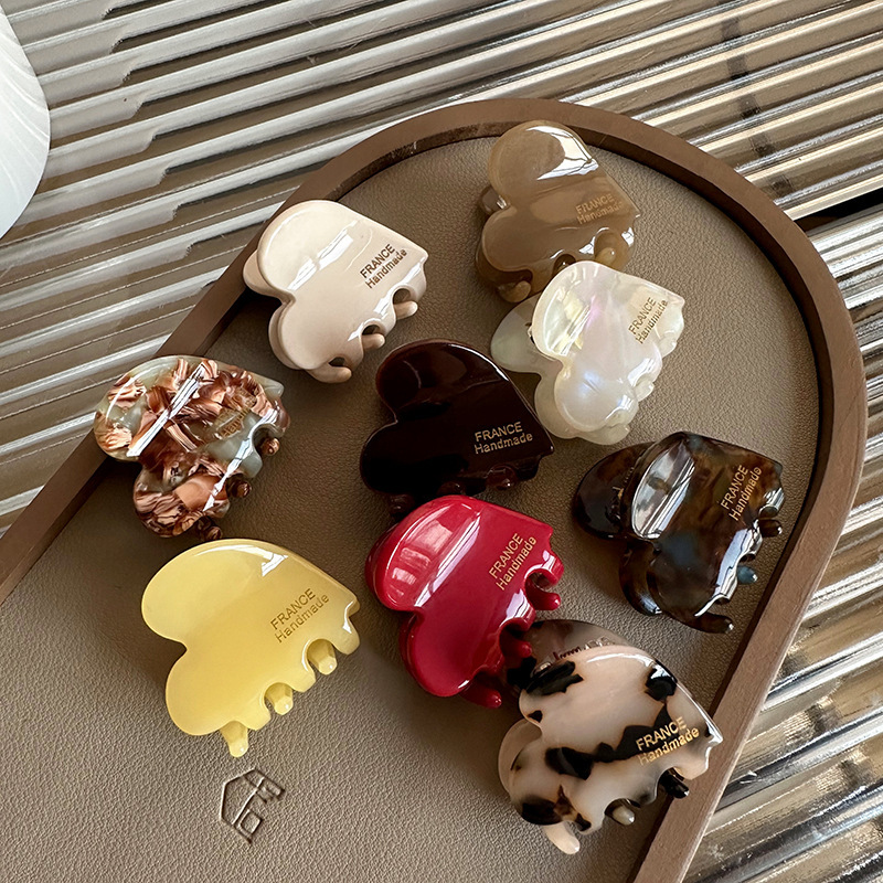 Travel Accessories For Girls - 3.5 cm Kleine Haar Klauw Acetaat