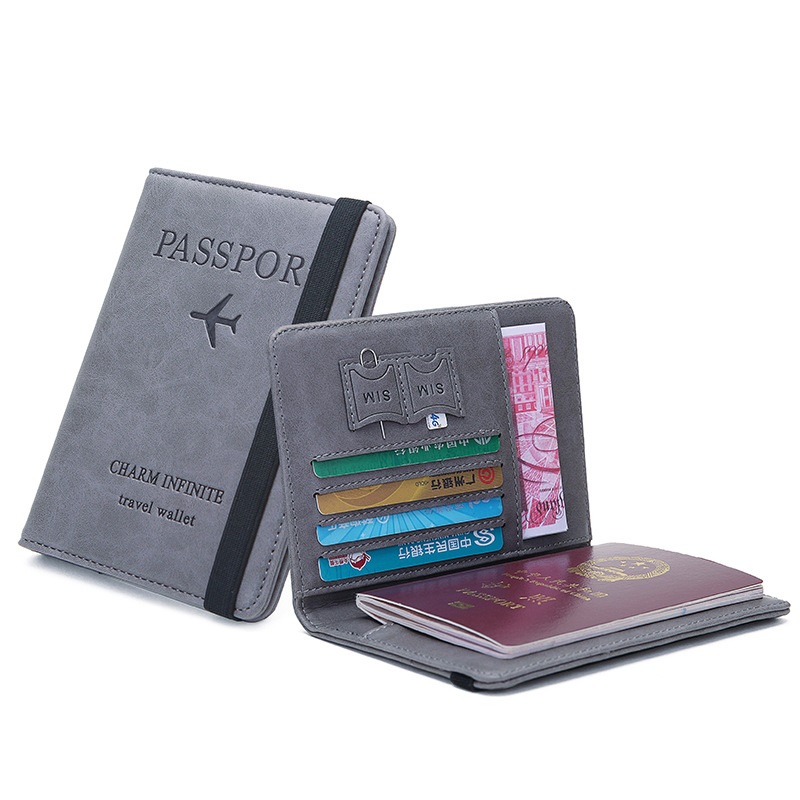 Travel Accessories Rfid - Nieuwe Stijl Elastische Band Lederen Paspoorthoes