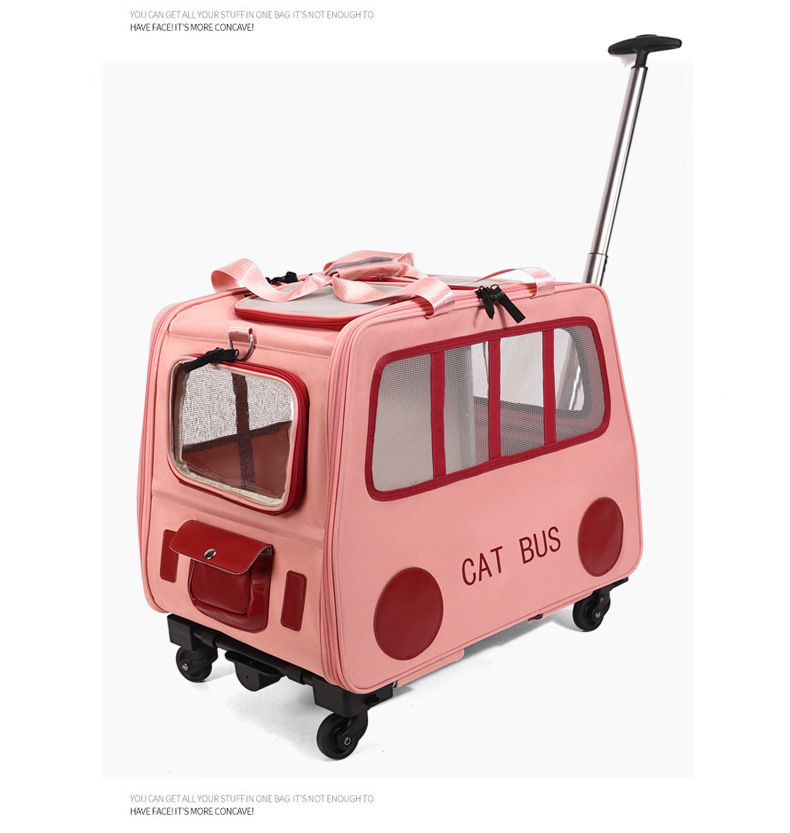 Travel Accessories Logo - Multifunctionele reistas voor huisdieren, draagbare katten-/hondentas