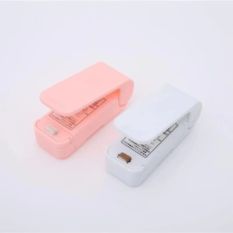 Travel Kitchen Accessories - Huishoudelijke mini handpers zakjesverzegelaar, draagbare plastic