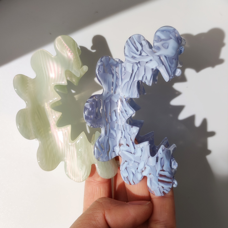 Travel Accessories For Girls - Hangzhi Bloem Hollow Geometrische Acetaat Kleur