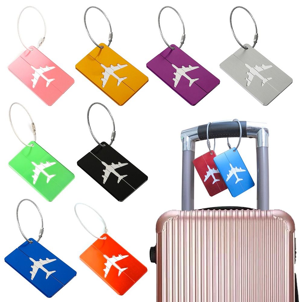 Travel Accessories Logo - Aluminium Reisbagagelabels Herbruikbare Kofferbagagelabels Vakantiekoffer Labels