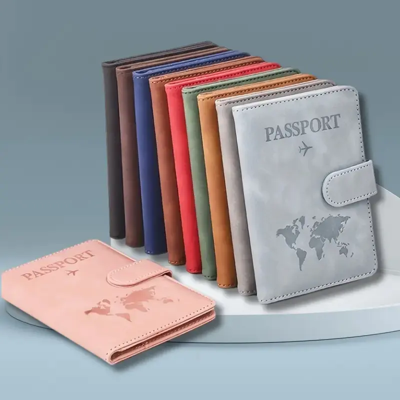 Travel Accessories Rfid - Unisex RFID-blokkerende reispaspoorthouder - Veilige anti-diefstal