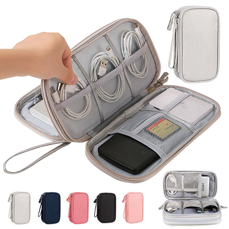 Cable Organizer Travel - Multicolor draagbare reistas voor digitale apparaten