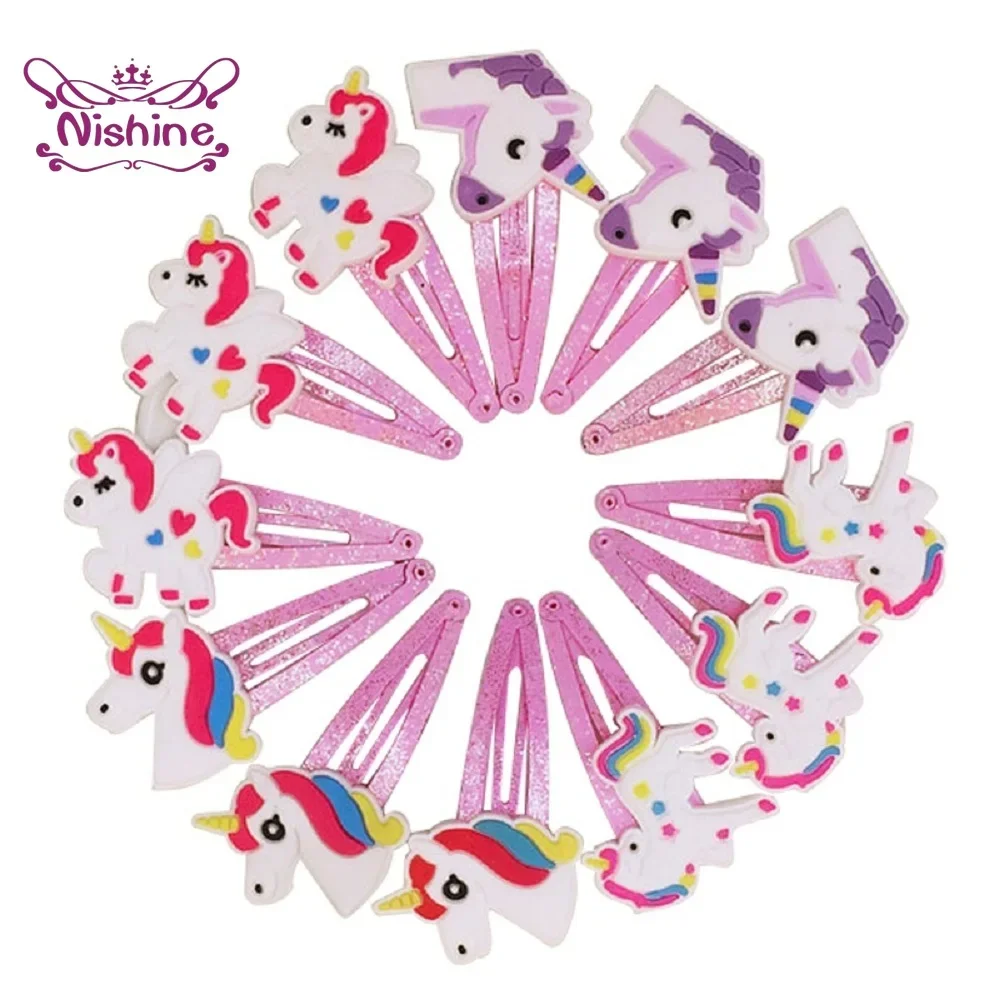 Travel Accessories For 10 Year Old Girl - Nishine 10 stks/partij Eenhoorn Haar Clips