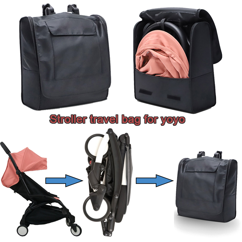 Travel Accessories Plane - Kinderwagen Reisrugzak Waterdicht Zwart Dikker Opbergtas