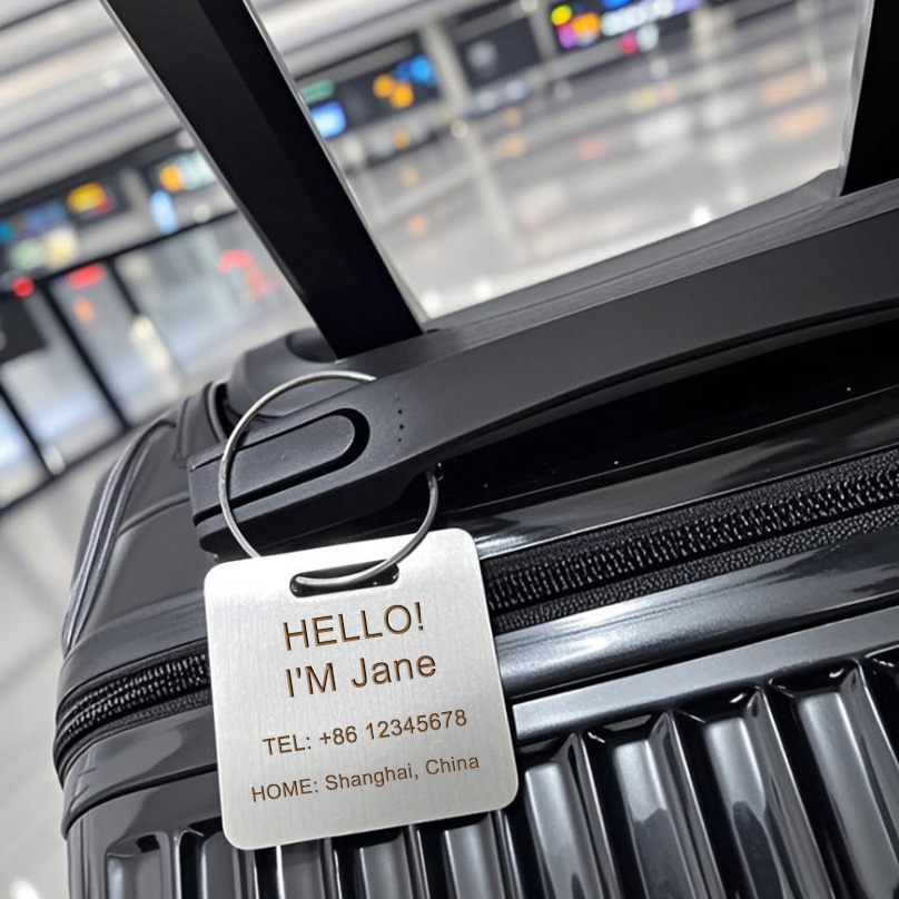 Aangepaste naam bagagelabel La - Travel Accessories Deals recensie en prijs