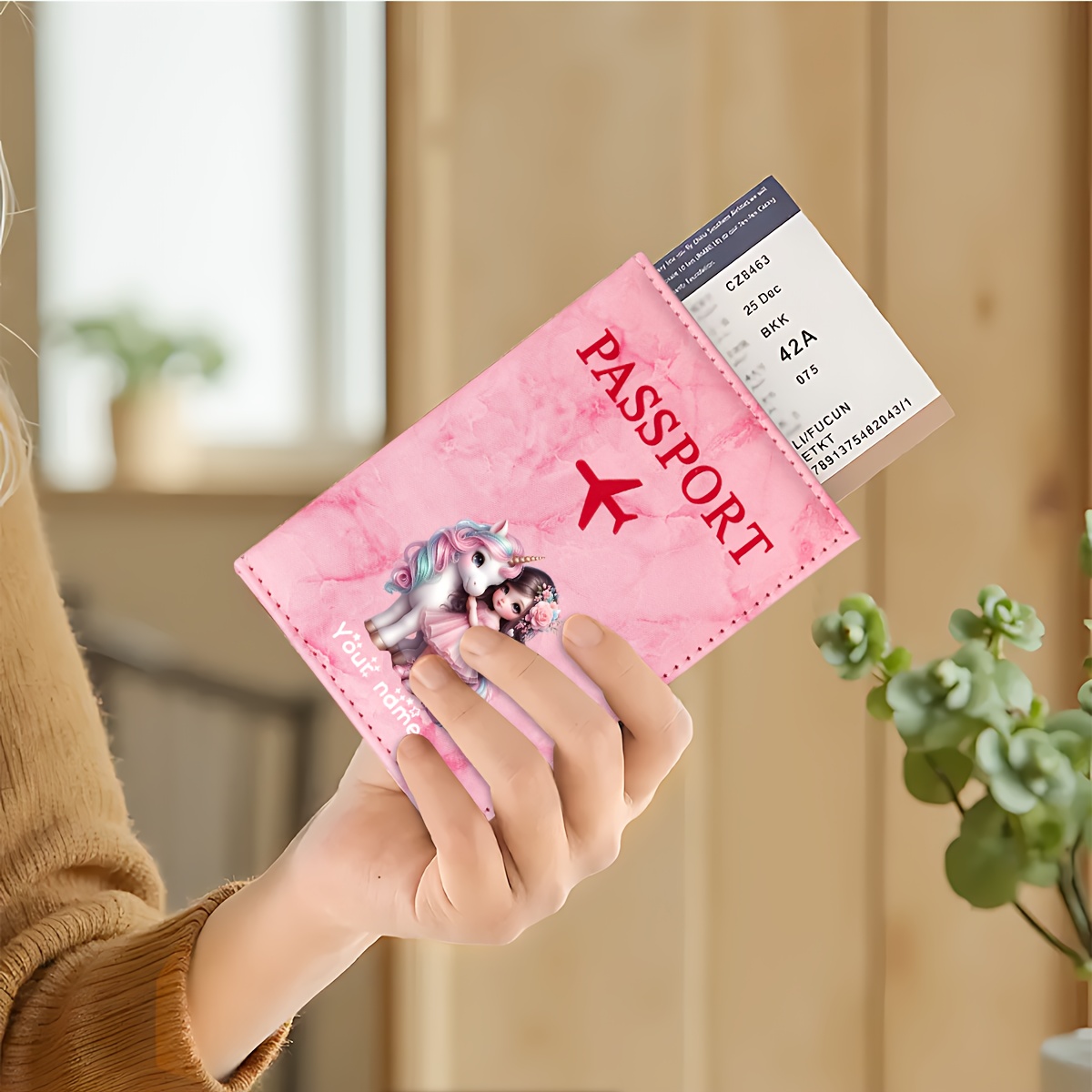 Unicorn Girl-patroon PU-paspoo - Travel Accessories Gear recensie en prijs
