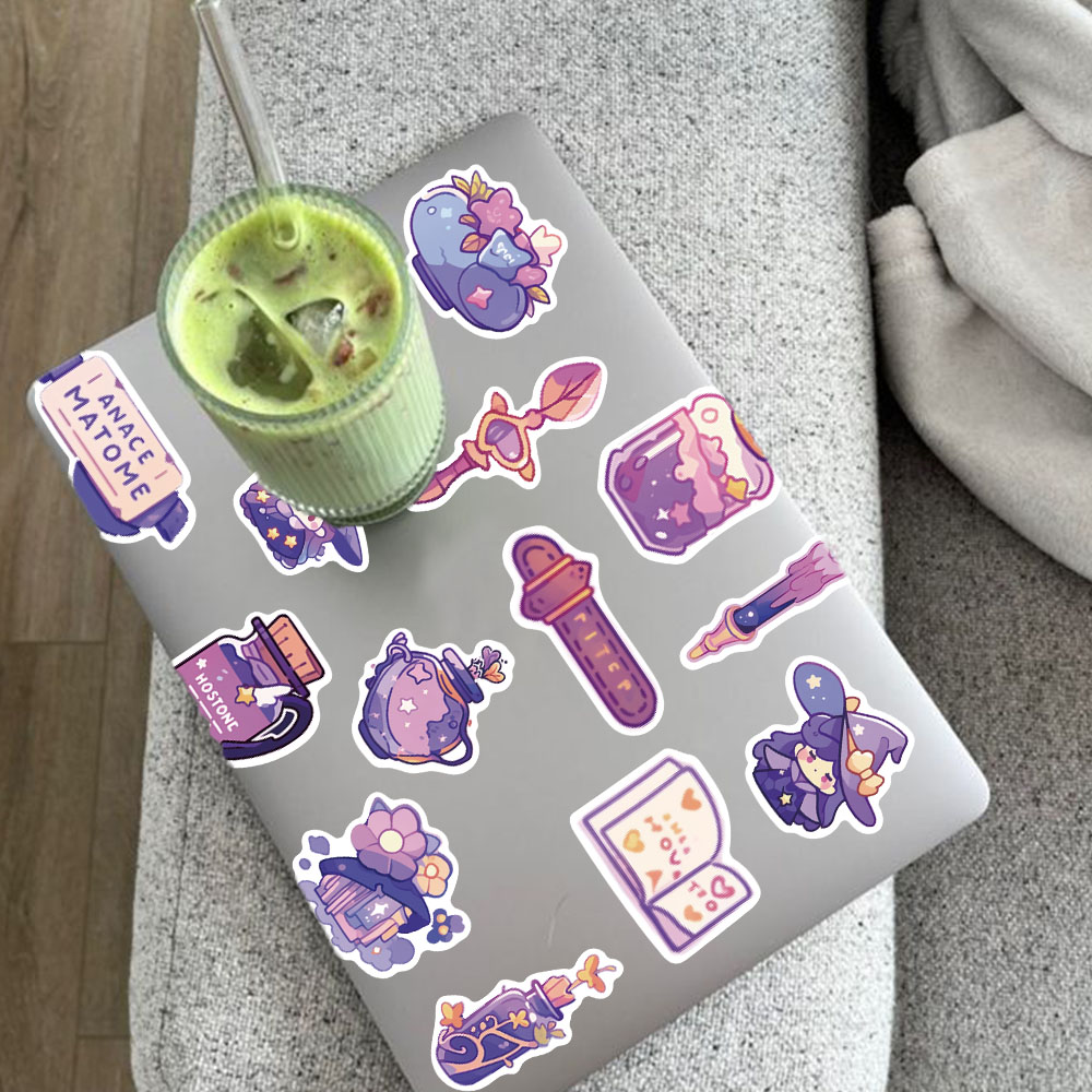 50 stks Paars Magische Heks Po - Sticker Luggage Decorative recensie en prijs