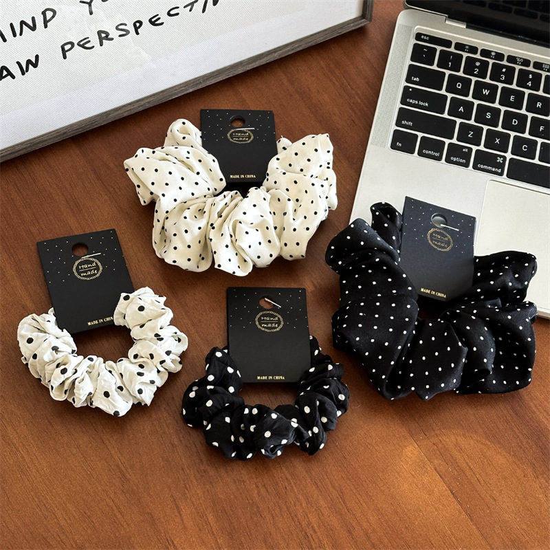 11 Cm/14 Cm Dot Doek Scrunchie - Travel Accessories For Girls recensie en prijs