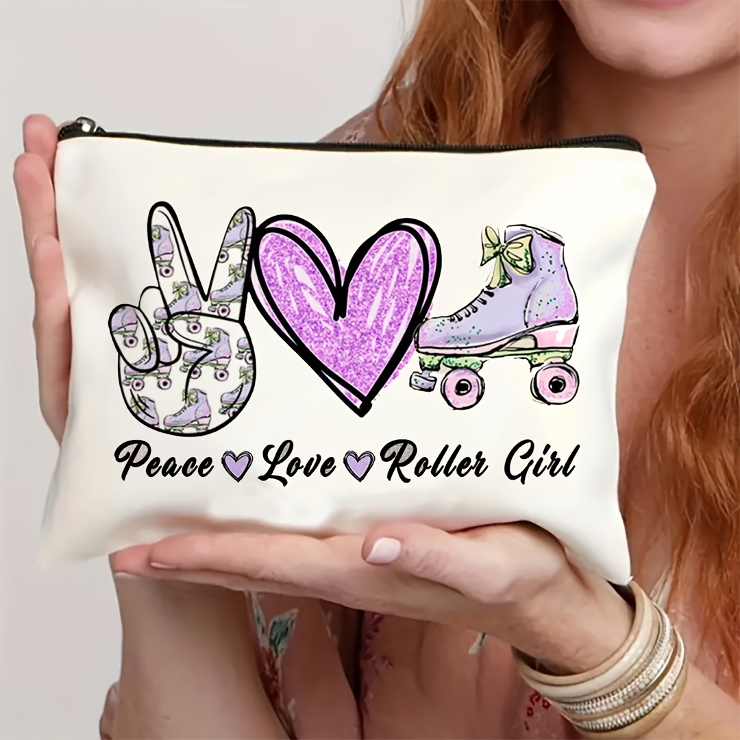 1Pc Peace, Love & Roller Skati - Travel Accessories For Girls recensie en prijs