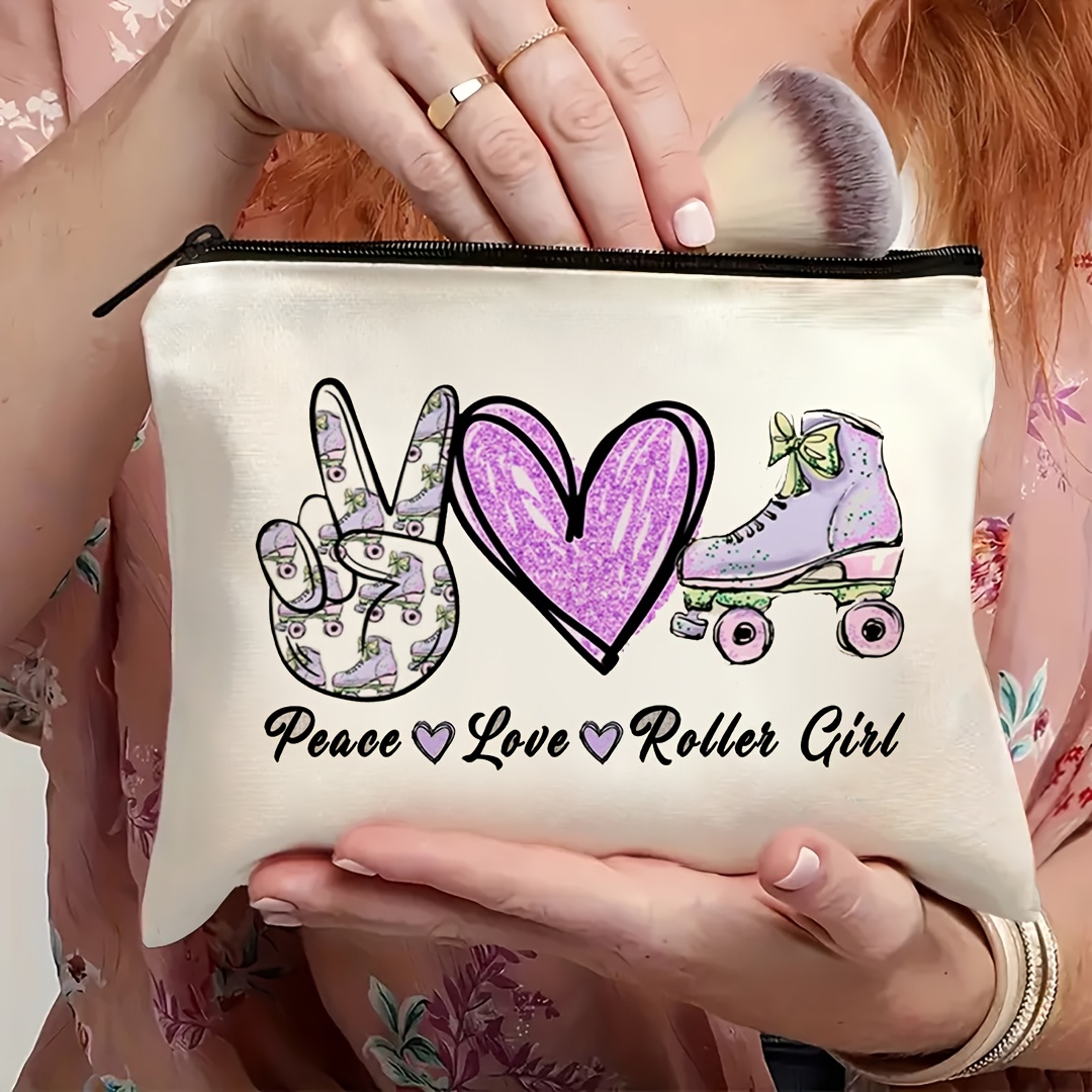 1Pc Peace, Love & Roller Skati - Travel Accessories For Girls recensie en prijs