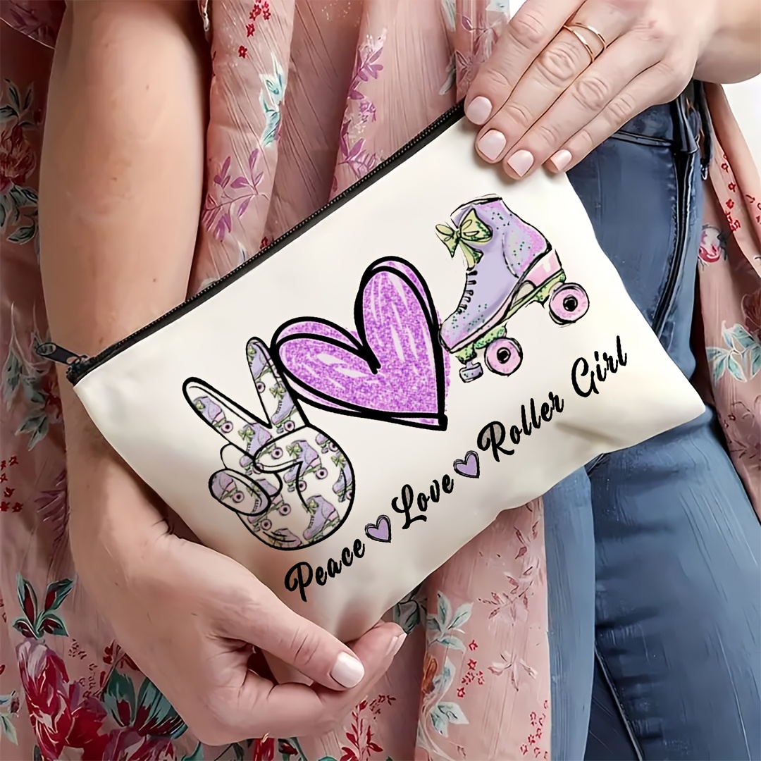 1Pc Peace, Love & Roller Skati - Travel Accessories For Girls recensie en prijs
