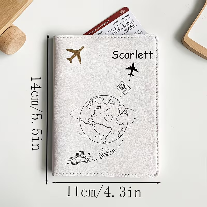 Aangepaste naamtekst paspoorth - Travel Accessories Plane recensie en prijs
