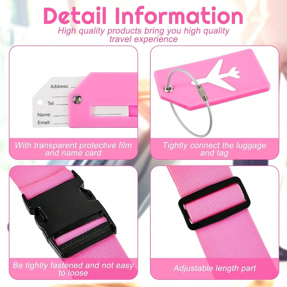 Bagageriemset met bagagelabel  - Travel Accessories Gear recensie en prijs