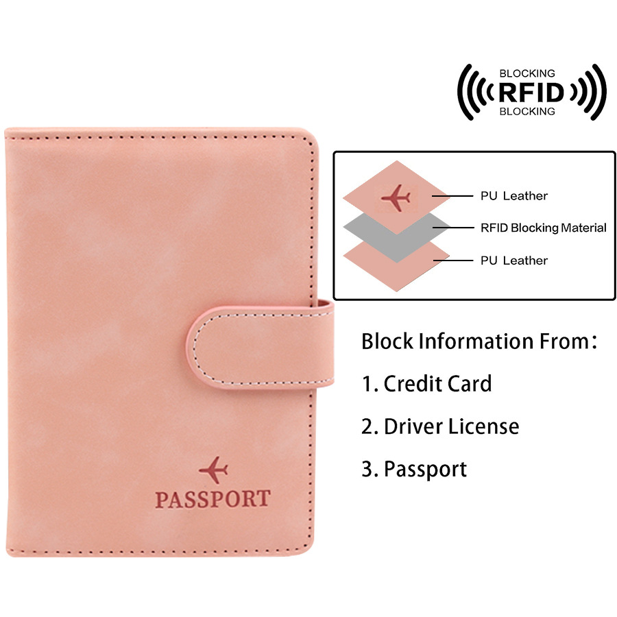 Magnetische knop paspoorthoes  - Travel Accessories Rfid recensie en prijs