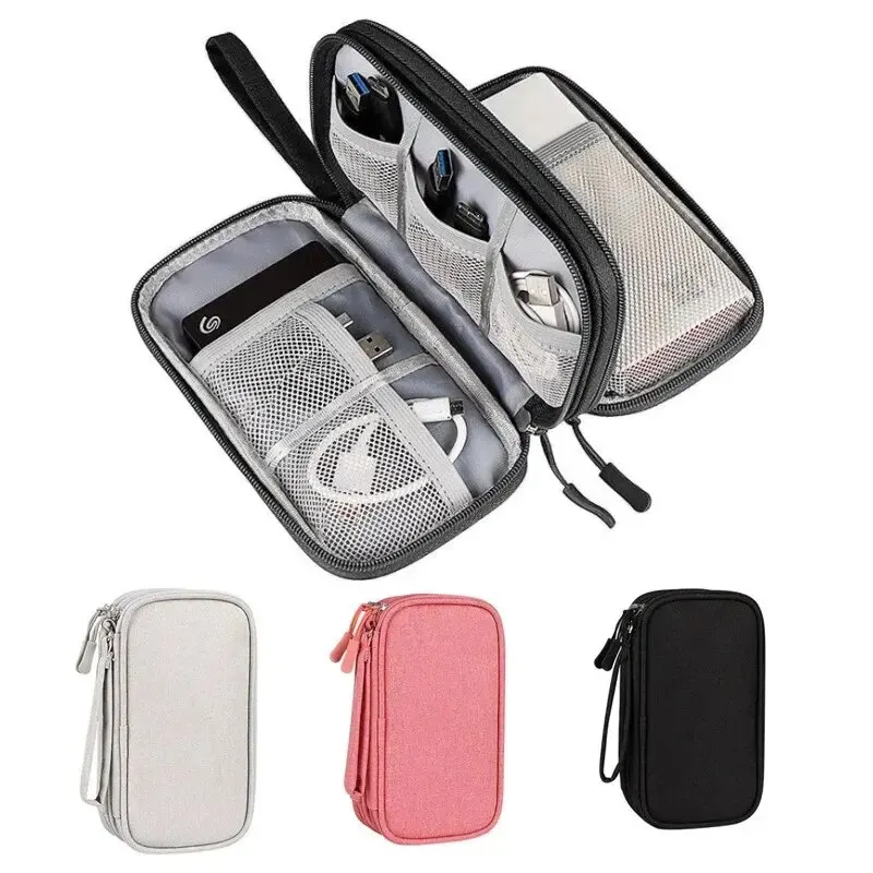 1 STKS Grijs/Zwart/Roze/Marine - Cable Organizer Travel recensie en prijs