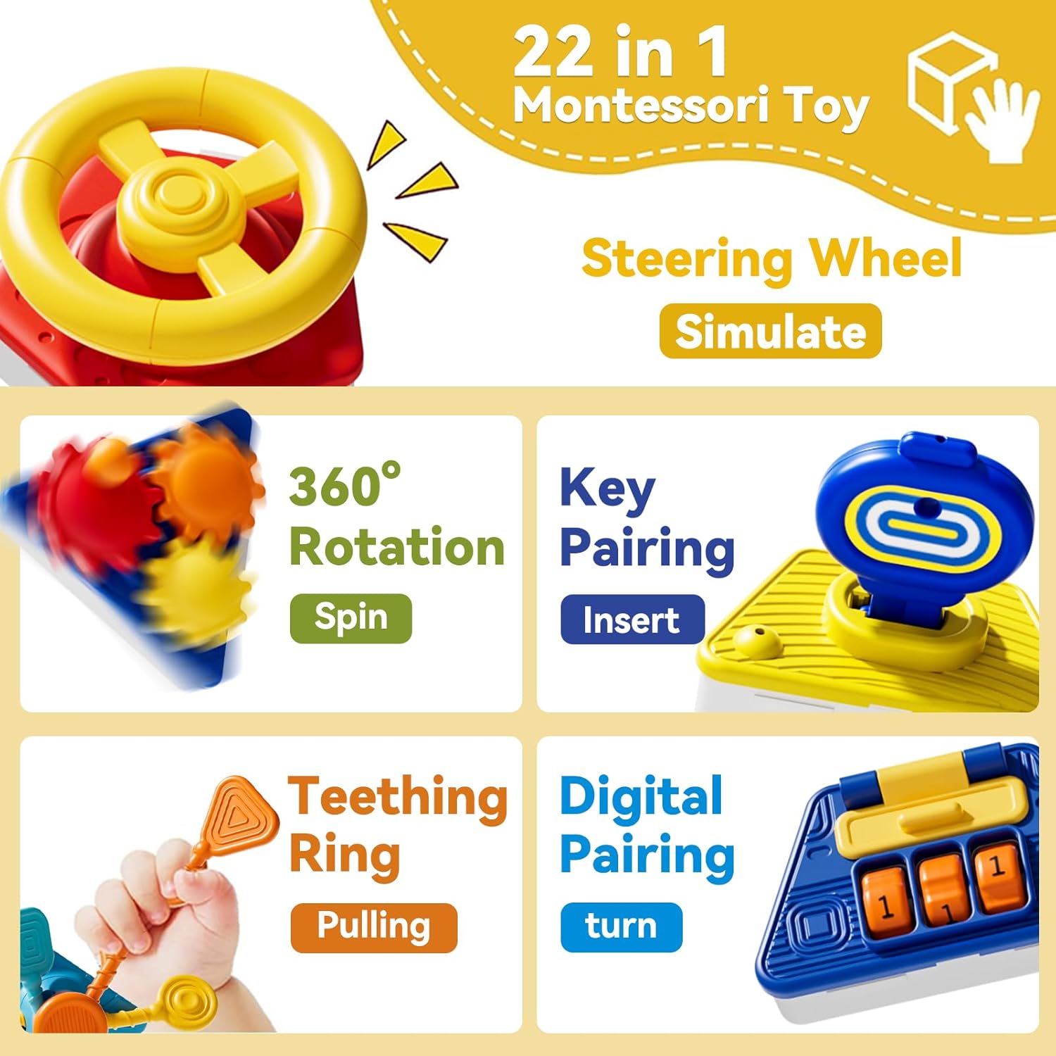 Baby Busy Board Activiteitenku - Travel Accessories For Baby recensie en prijs