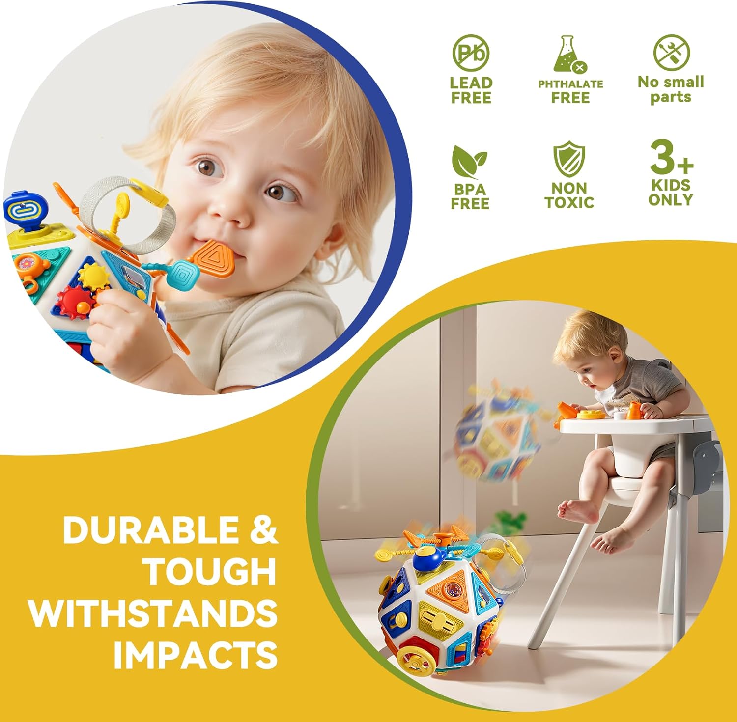 Baby Busy Board Activiteitenku - Travel Accessories For Baby recensie en prijs