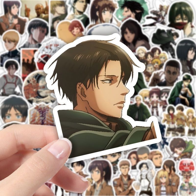 60 stuks Attack on Titan Anime - Sticker Luggage Decorative recensie en prijs