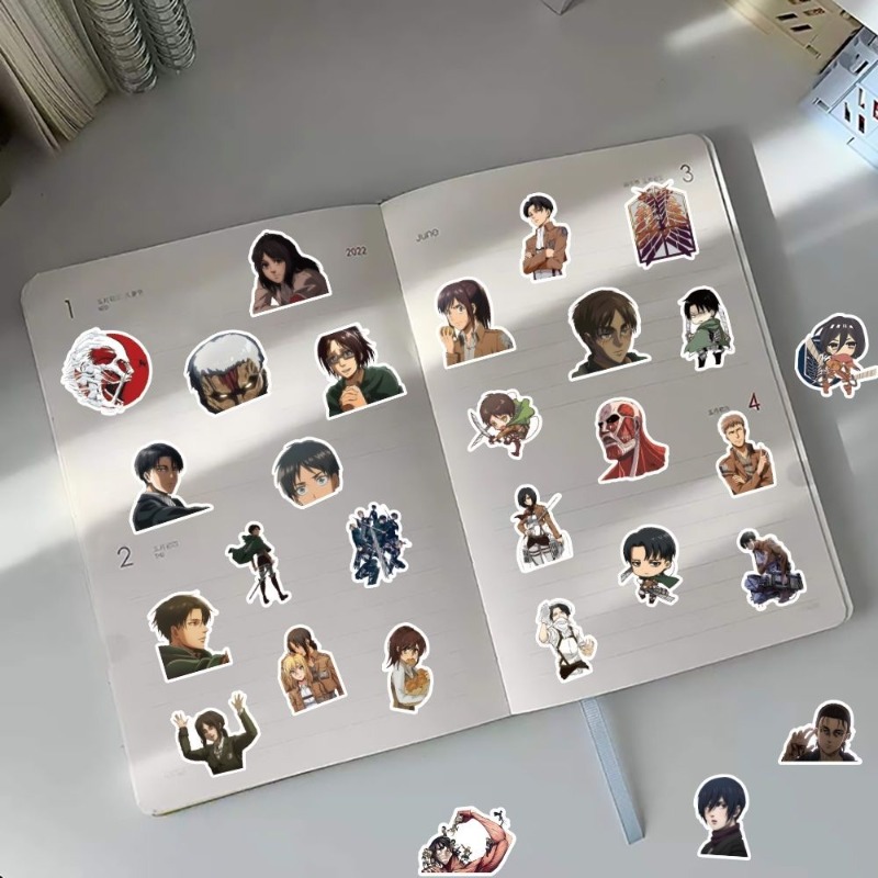 60 stuks Attack on Titan Anime - Sticker Luggage Decorative recensie en prijs
