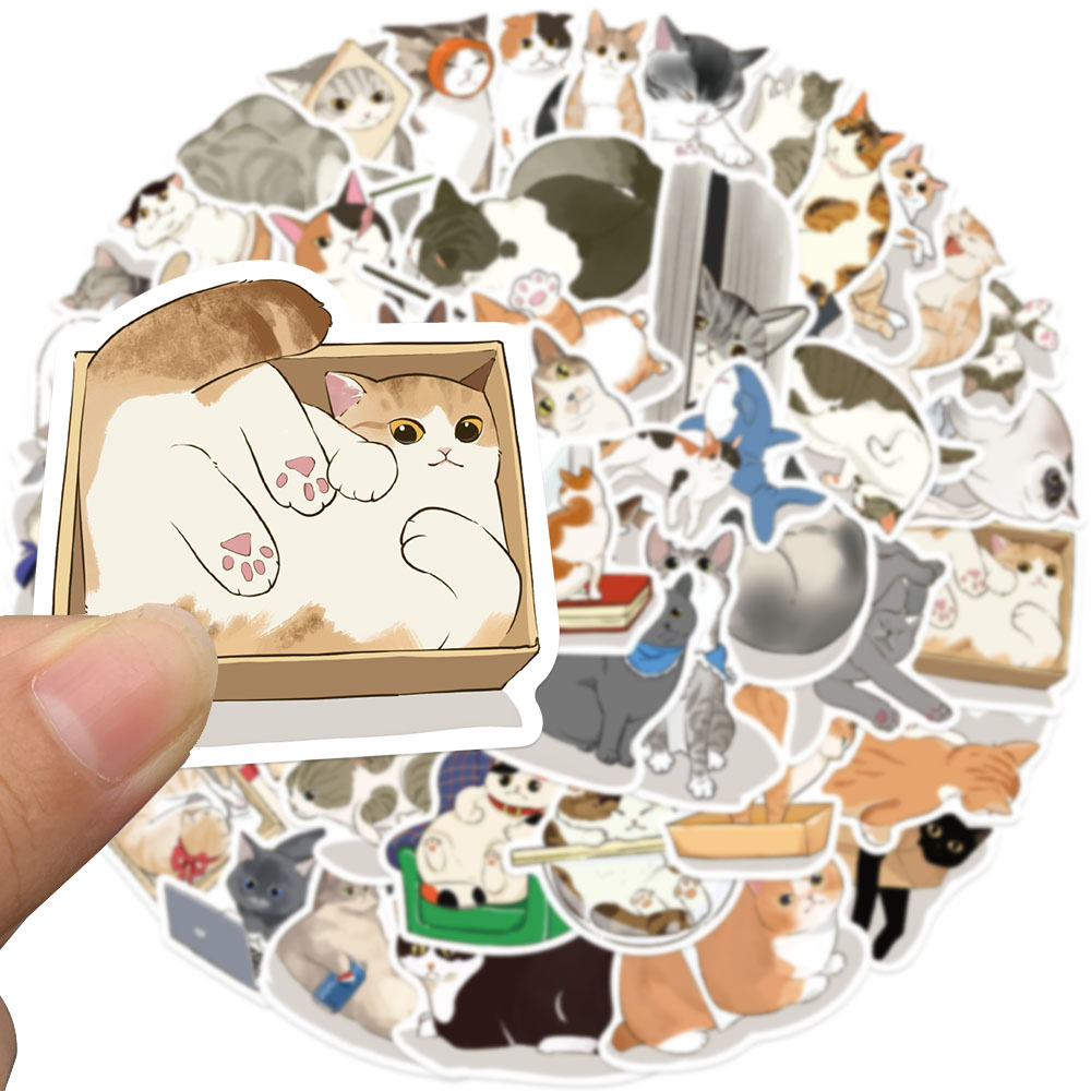 50 stks Leuke Bootie Kat Stick - Sticker Luggage Decorative recensie en prijs
