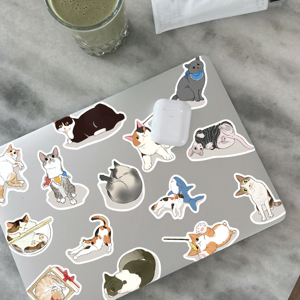50 stks Leuke Bootie Kat Stick - Sticker Luggage Decorative recensie en prijs