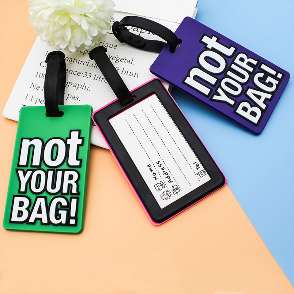 Creatieve Letter Niet Uw Tas R - Travel Accessories Logo recensie en prijs