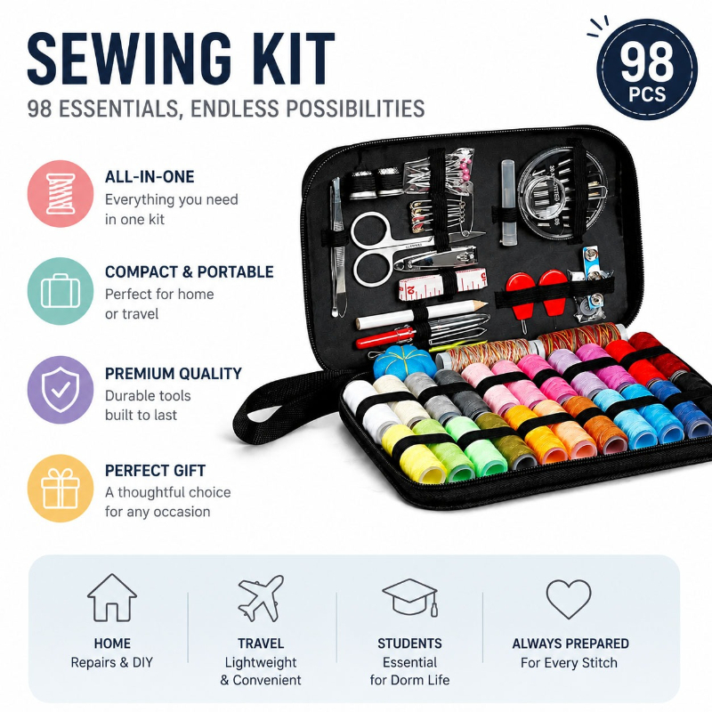68/98-delige naaigereedschapse - Travel Accessories Gear recensie en prijs