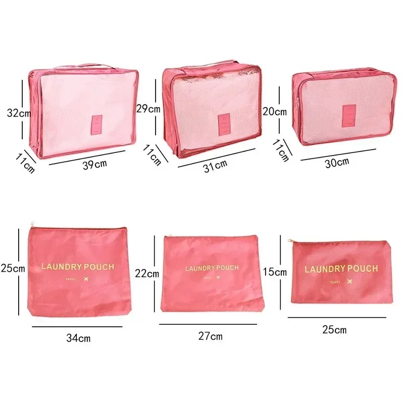 6-delige set reisopbergzakken  - Travel Accessories Gear recensie en prijs