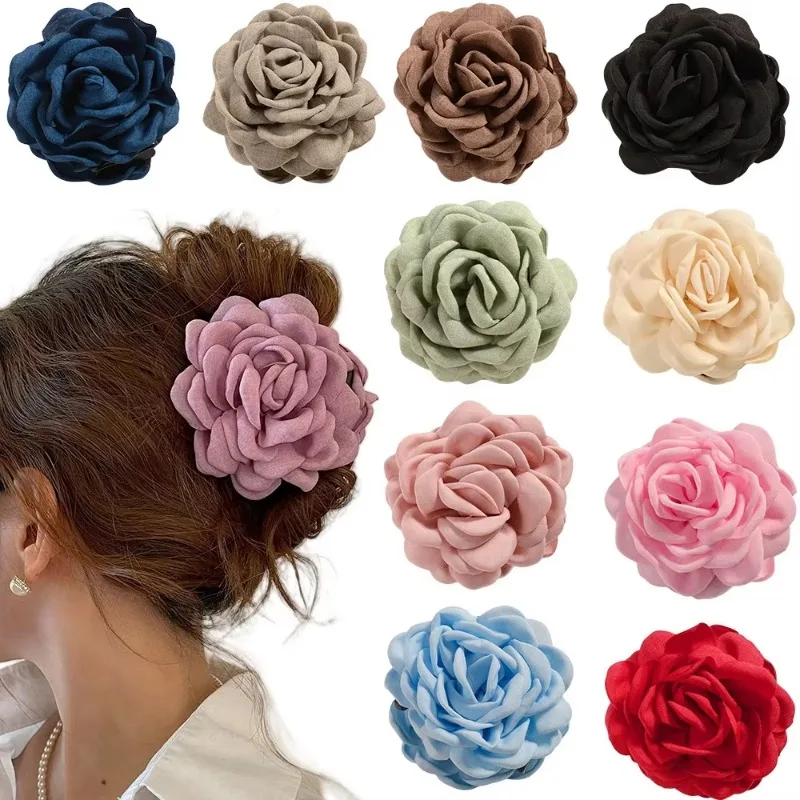 Franse Stof Rose Bloem Haar Kl - Travel Accessories For Girls recensie en prijs