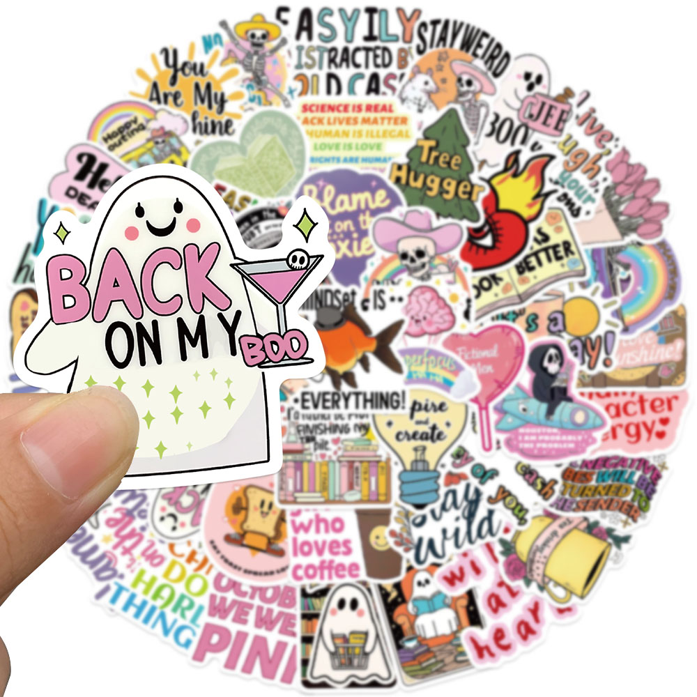 50 stuks grappige cartoon were - Sticker Luggage Decorative recensie en prijs