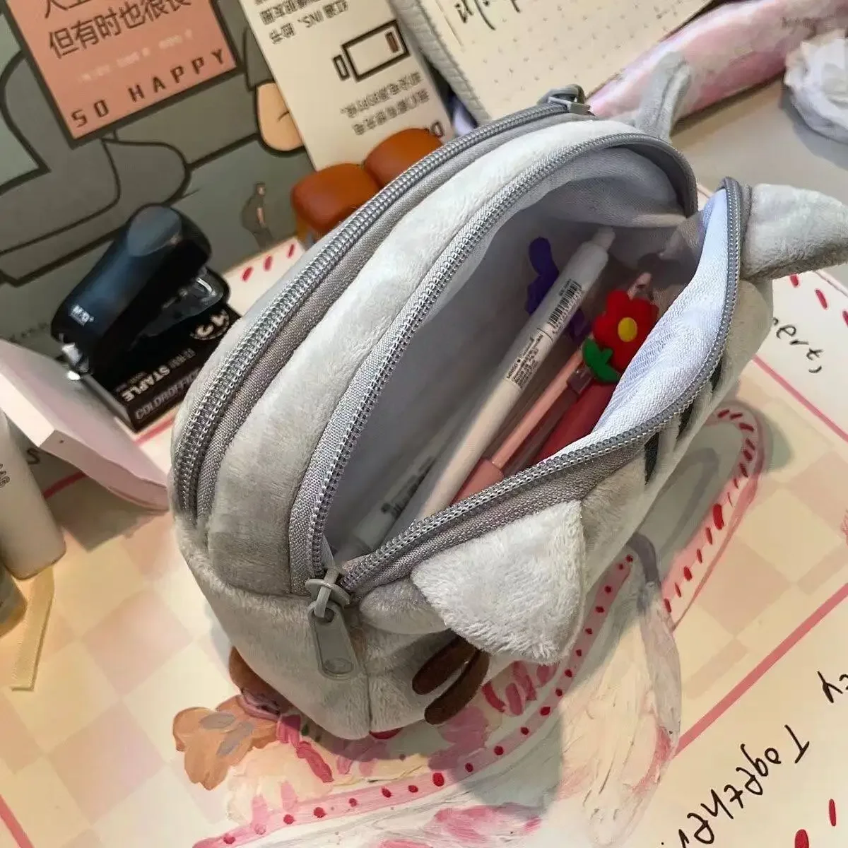 Schattige Pusheen etui, cartoo - Travel Accessories Logo recensie en prijs