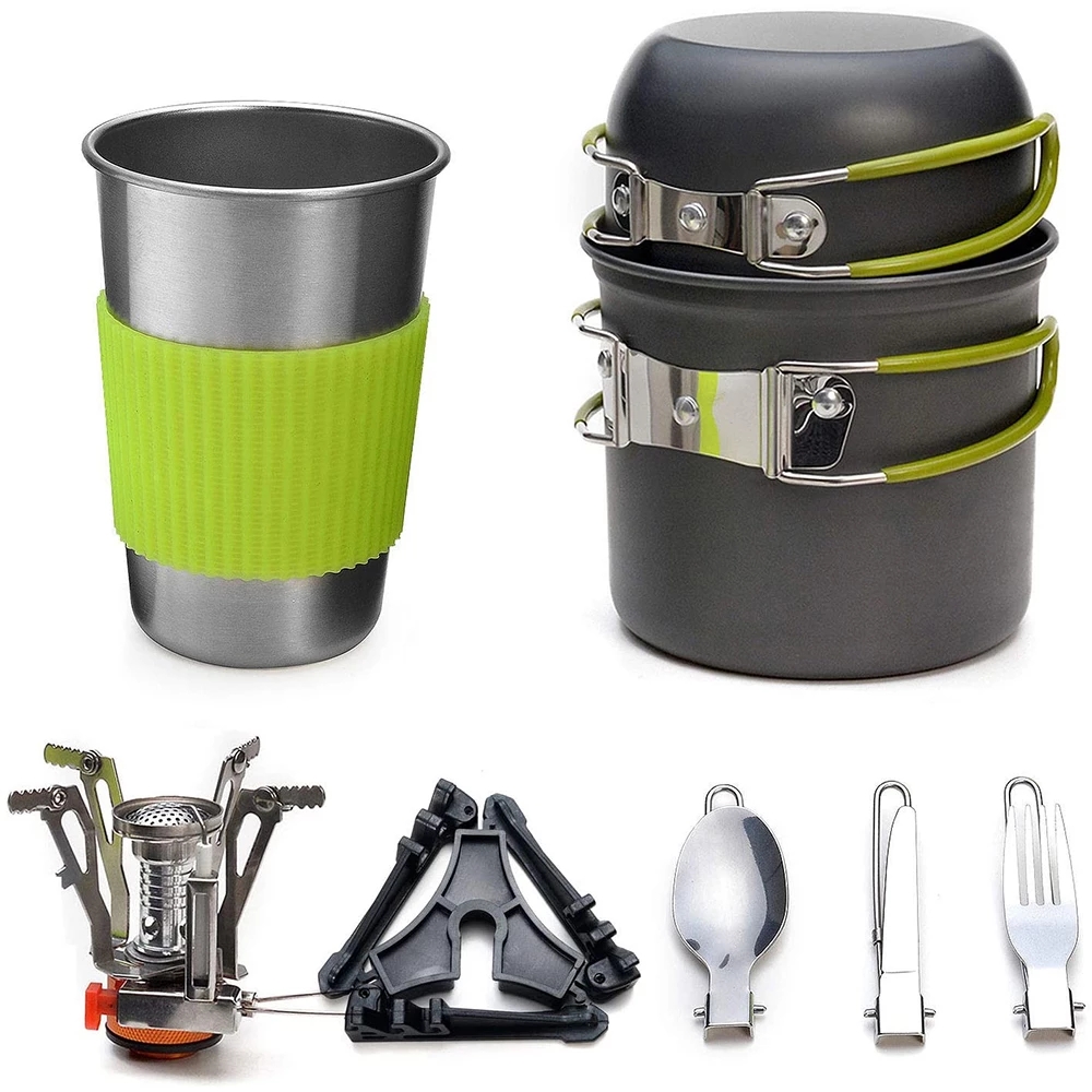 Campingpannenset met fornuis O - Travel Kitchen Accessories recensie en prijs