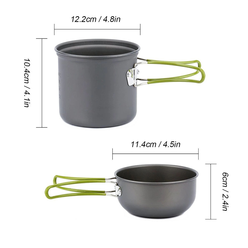 Campingpannenset met fornuis O - Travel Kitchen Accessories recensie en prijs