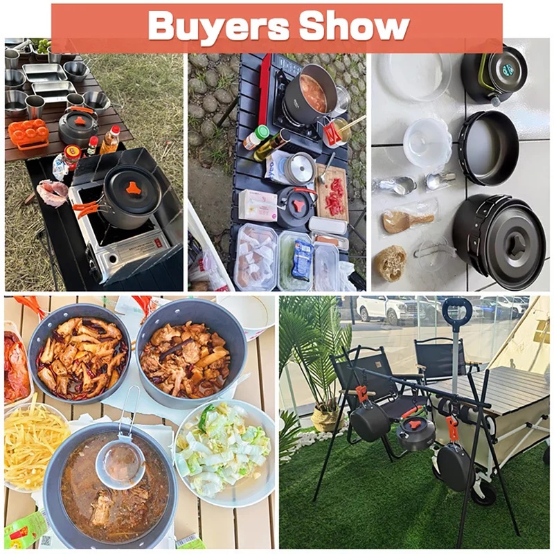 Campingkookset Campingkookgere - Travel Kitchen Accessories recensie en prijs