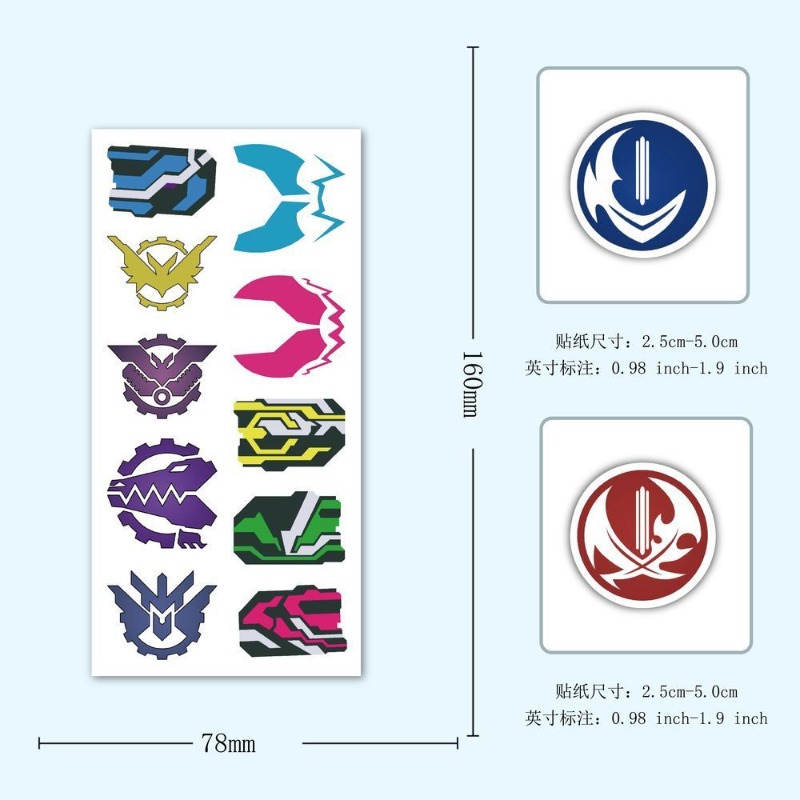 60 vellen Kamen Rider logo-sti - Sticker Luggage Decorative recensie en prijs